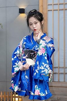 Amazon.co.jp: [Joel Ding's Store] セクシー 着物ドレス 花魁